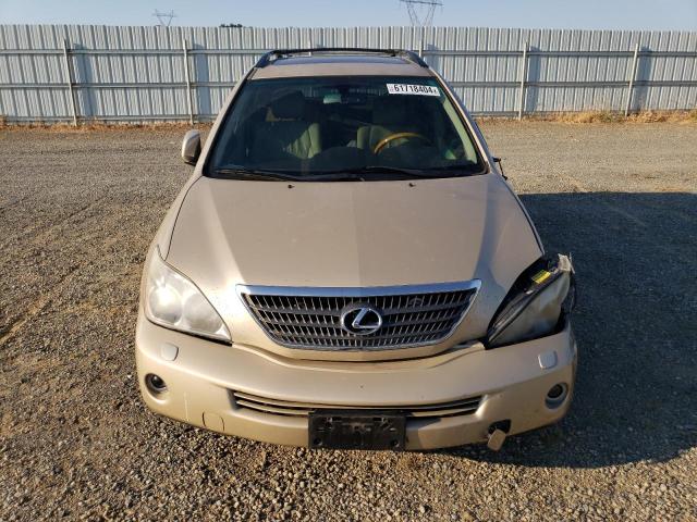 JTJGW31U082008659 - 2008 LEXUS RX 400H BEIGE photo 5