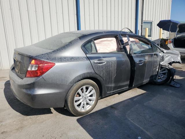 2HGFB2F95CH328327 - 2012 HONDA CIVIC EXL ნაცრისფერი ფოტო 3
