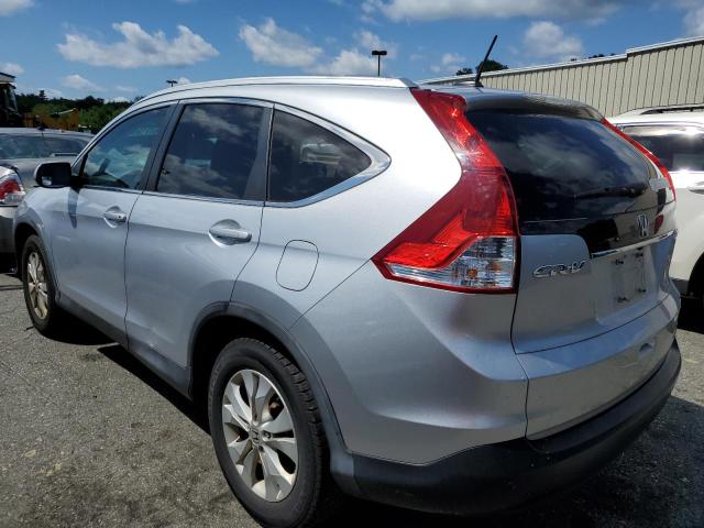 2HKRM4H79EH707418 - 2014 HONDA CR-V EXL SILVER photo 2