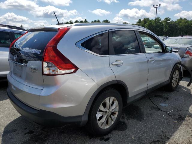 2HKRM4H79EH707418 - 2014 HONDA CR-V EXL SILVER photo 3