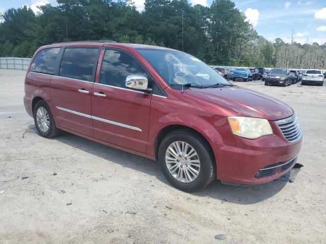 2C4RC1CG1DR734431 - 2013 CHRYSLER TOWN & COU TOURING L RED photo 4