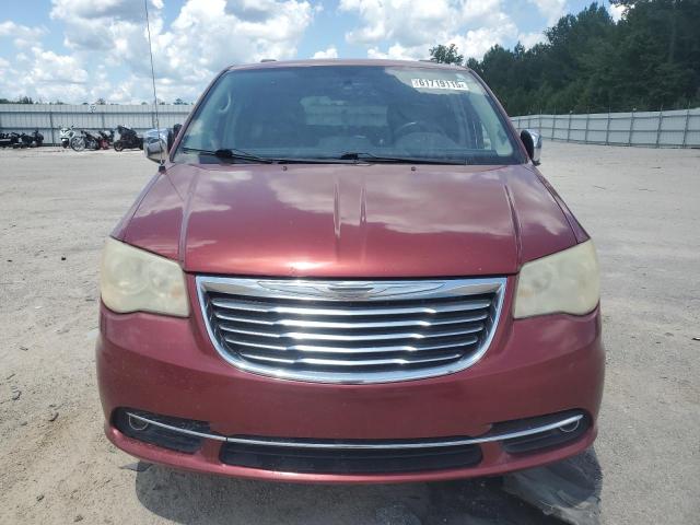 2C4RC1CG1DR734431 - 2013 CHRYSLER TOWN & COU TOURING L RED photo 5
