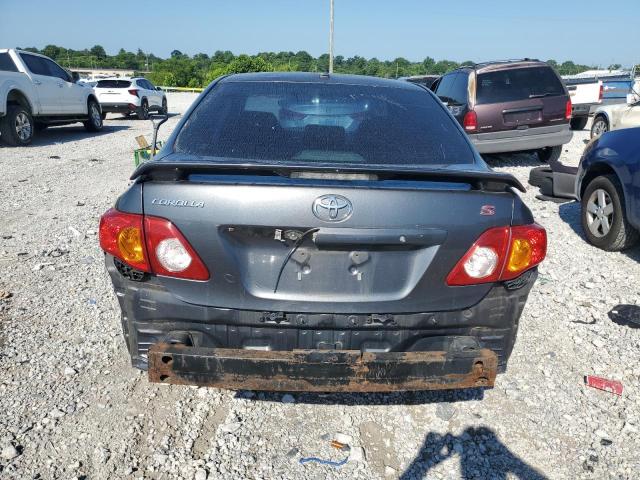 2T1BU4EE4AC504082 - 2010 TOYOTA COROLLA BASE GRAY photo 6