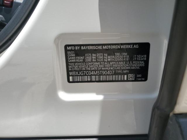 WBXJG7C04M5T90407 - 2021 BMW 1100 CYCLE SDRIVE28I WHITE photo 13