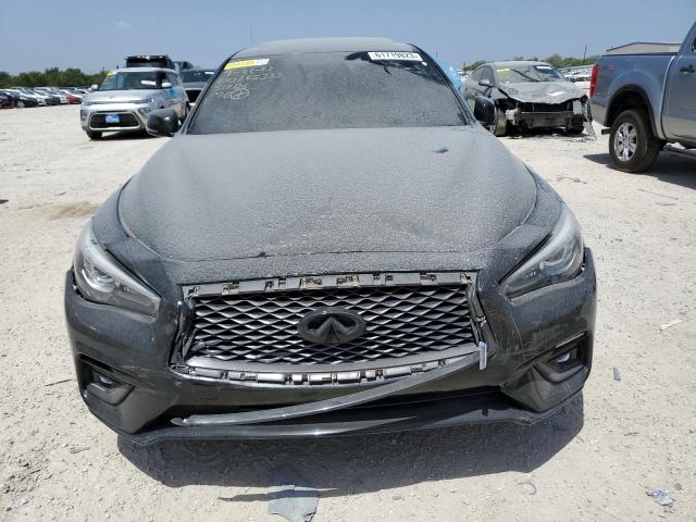 JN1EV7AP5KM514176 - 2019 INFINITI Q50 LUXE BLACK photo 5