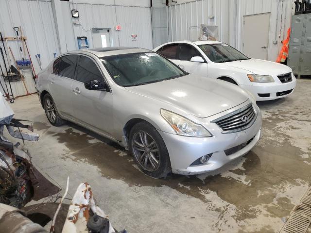 JN1CV6AR8AM458333 - 2010 INFINITI G37 SILVER photo 4