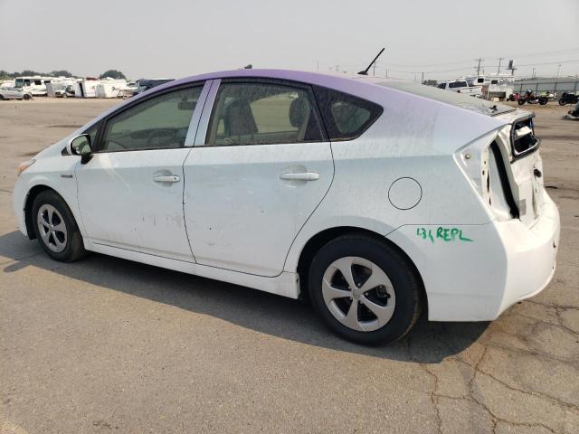 JTDKN3DU7E1763160 - 2014 TOYOTA PRIUS WHITE photo 2