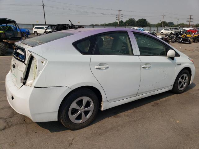 JTDKN3DU7E1763160 - 2014 TOYOTA PRIUS WHITE photo 3