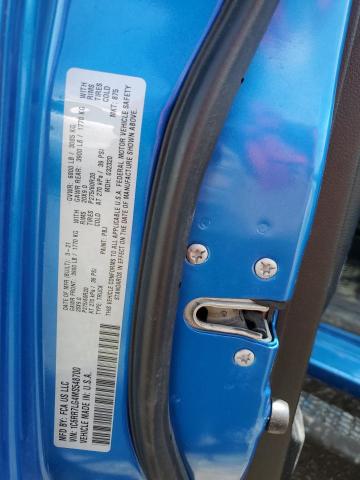 1C6RR7LG4MS548700 - 2021 RAM 1500 CLASS SLT ლურჯი ფოტო 12