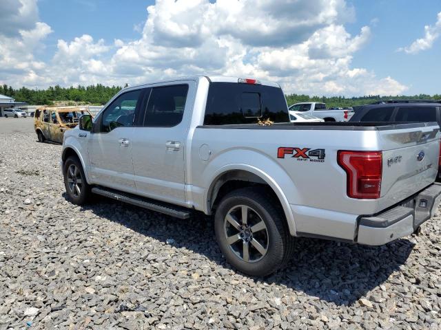 1FTEW1EP9HFB18766 - 2017 FORD F150 SUPERCREW SILVER photo 2