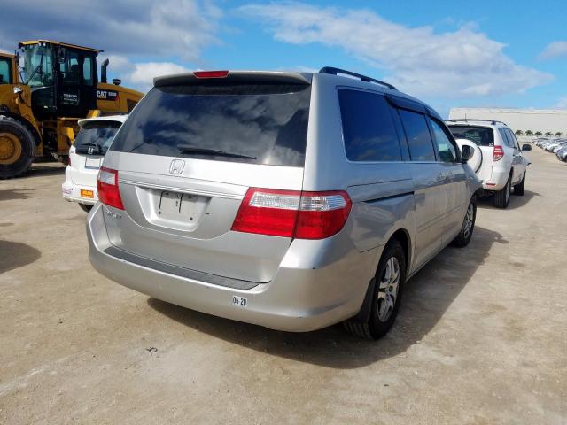 5FNRL38497B420004 - 2007 HONDA ODYSSEY EX  photo 4