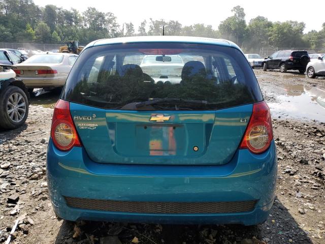 KL1TD66E69B358896 - 2009 CHEVROLET AVEO LS BLUE photo 6