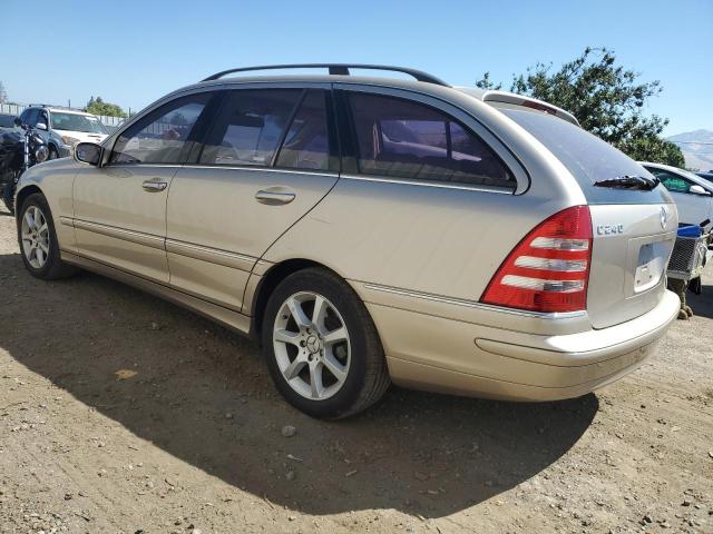 WDBRH61J05F617525 - 2005 MERCEDES-BENZ C 240 SPORTWAGON TAN photo 2