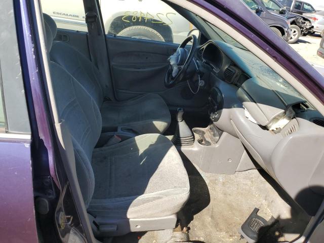 1FALP13P2VW374790 - 1997 FORD ESCORT LX PURPLE photo 5