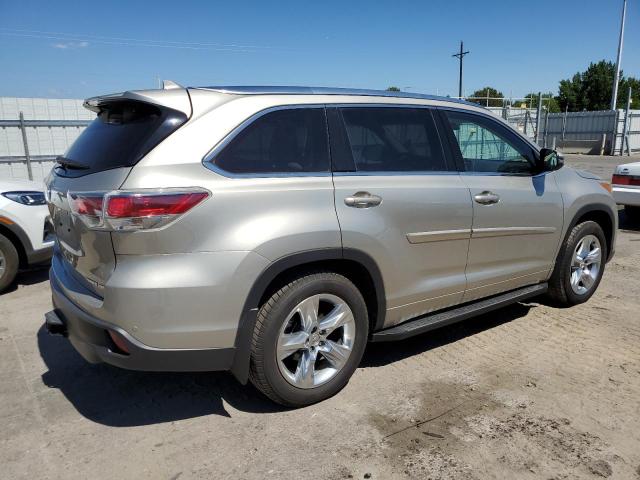 5TDDKRFH1ES062346 - 2014 TOYOTA HIGHLANDER LIMITED BEIGE photo 3