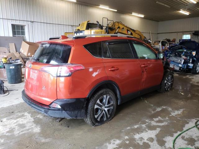 JTMBFREV1GJ090618 - 2016 TOYOTA RAV4 LE ORANGE photo 3