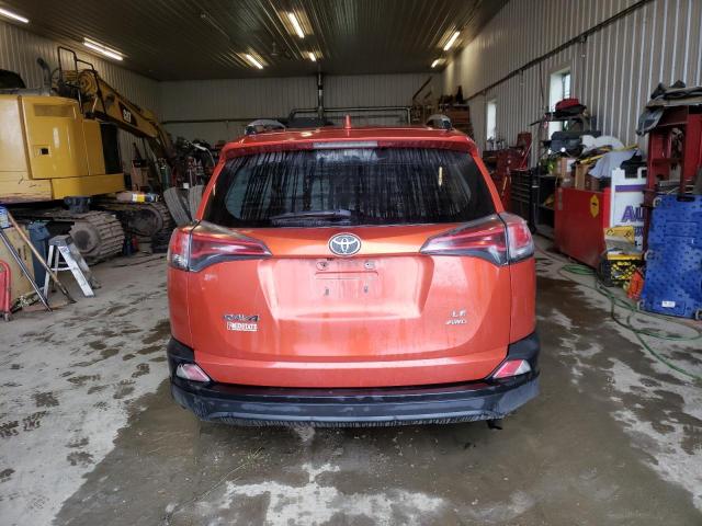 JTMBFREV1GJ090618 - 2016 TOYOTA RAV4 LE ORANGE photo 6