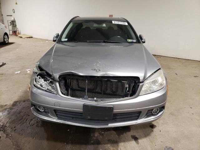 WDDGF81X18F093553 - 2008 MERCEDES-BENZ C 300 4MATIC GRAY photo 5