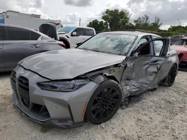 WBS43AY07RFS51720 - 2024 BMW M3 COMPETITION GRAY photo 1