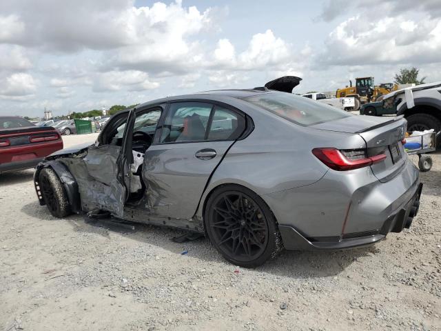 WBS43AY07RFS51720 - 2024 BMW M3 COMPETITION GRAY photo 2