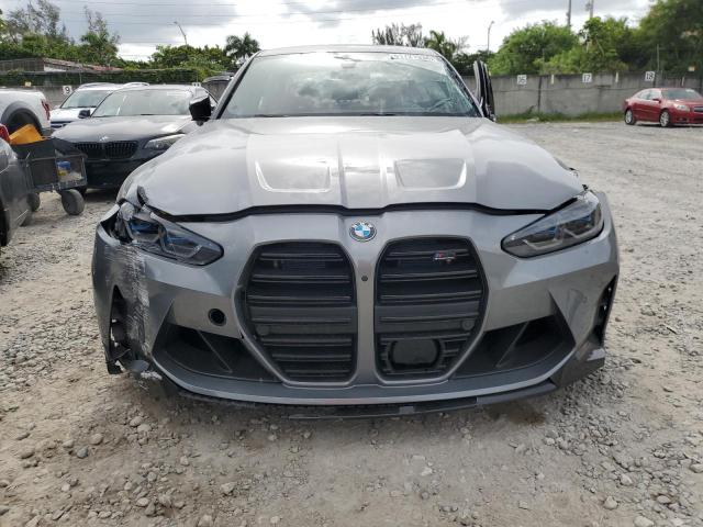 WBS43AY07RFS51720 - 2024 BMW M3 COMPETITION GRAY photo 5