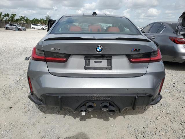 WBS43AY07RFS51720 - 2024 BMW M3 COMPETITION GRAY photo 6