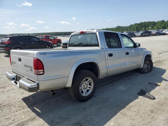 1D7HL48XX3S197440 - 2003 DODGE DAKOTA QUAD SLT 银色 照片 3