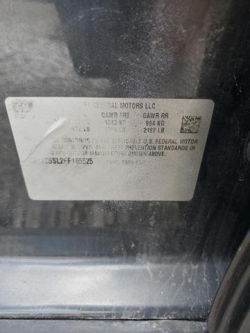 1G11C5SL2FF105525 - 2015 CHEVROLET MALIBU 1LT BLACK photo 13