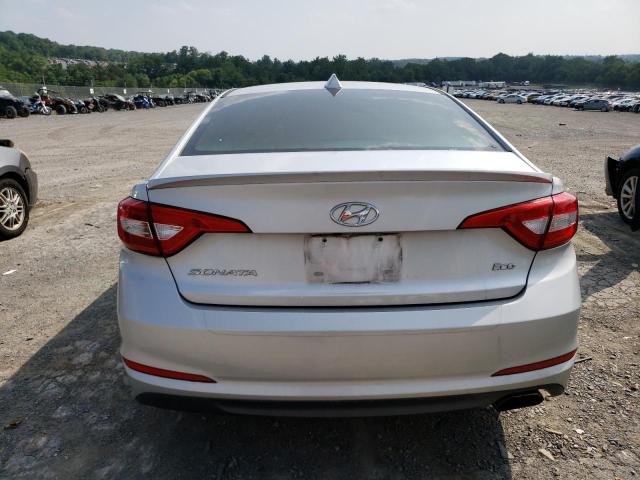 5NPE24AA5FH128907 - 2015 HYUNDAI SONATA ECO SILVER photo 6