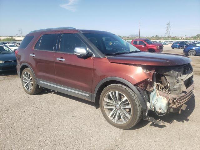 1FM5K8HT9GGA70848 - 2016 FORD EXPLORER PLATINUM BROWN photo 4