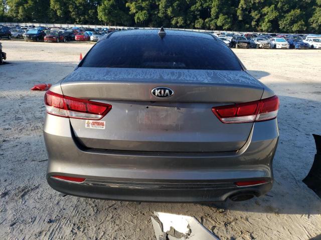 5XXGT4L3XGG106743 - 2016 KIA OPTIMA LX GRAY photo 6