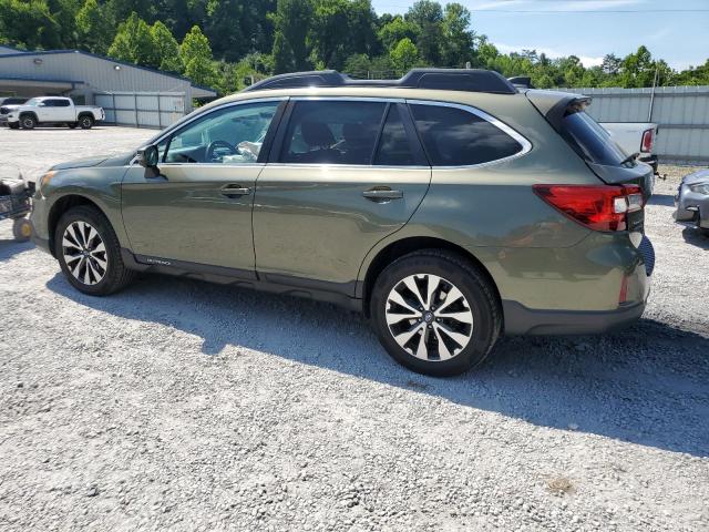 4S4BSANC2H3279842 - 2017 SUBARU OUTBACK 2.5I LIMITED GREEN photo 2