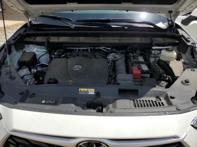 5TDGZRAHXMS524899 - 2021 TOYOTA HIGHLANDER XLE WHITE photo 12