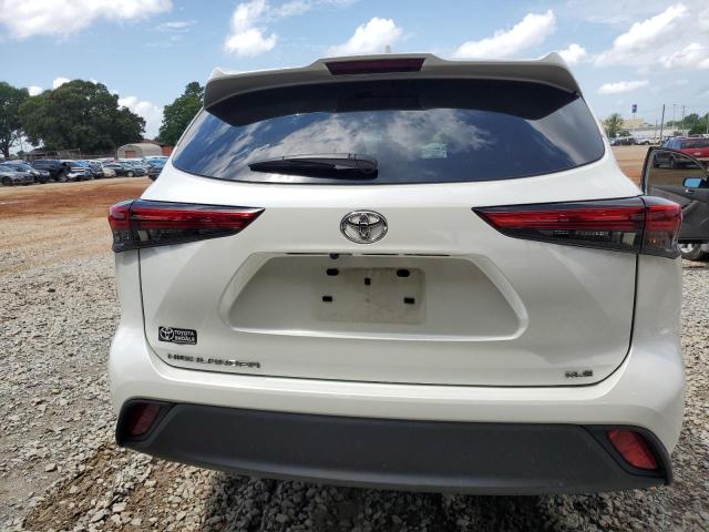 5TDGZRAHXMS524899 - 2021 TOYOTA HIGHLANDER XLE WHITE photo 6