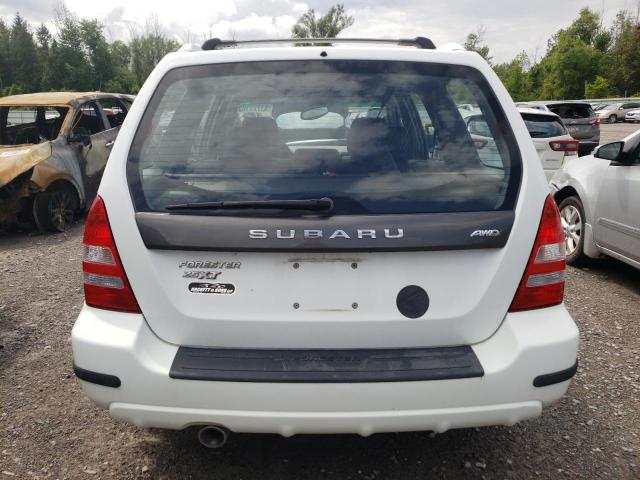 JF1SG69684H731819 - 2004 SUBARU FORESTER 2.5XT WHITE photo 6