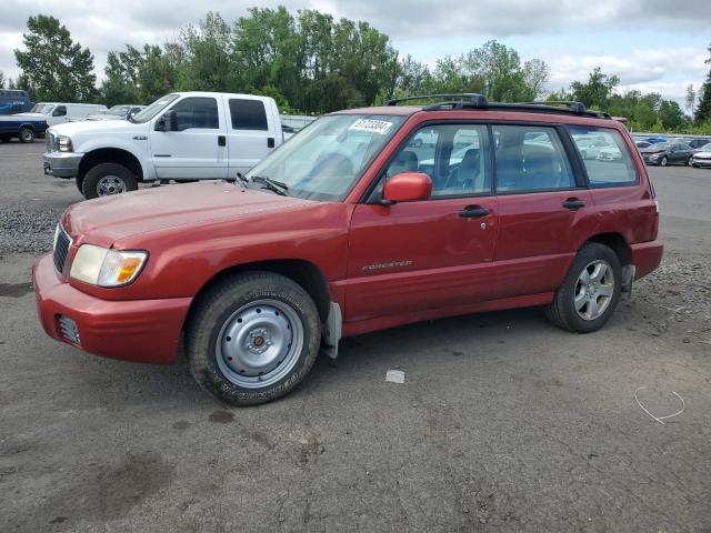 JF1SF65691H758466 - 2001 SUBARU FORESTER S RED photo 1