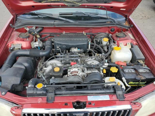JF1SF65691H758466 - 2001 SUBARU FORESTER S RED photo 11