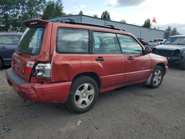 JF1SF65691H758466 - 2001 SUBARU FORESTER S RED photo 3