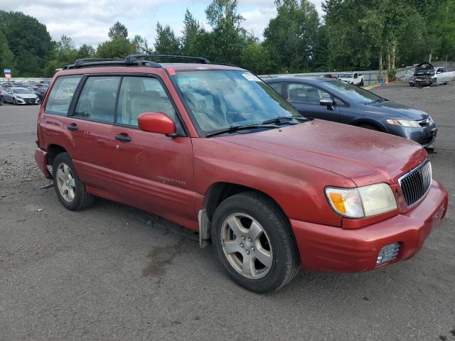 JF1SF65691H758466 - 2001 SUBARU FORESTER S RED photo 4