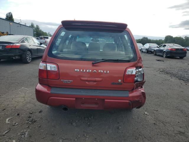 JF1SF65691H758466 - 2001 SUBARU FORESTER S RED photo 6