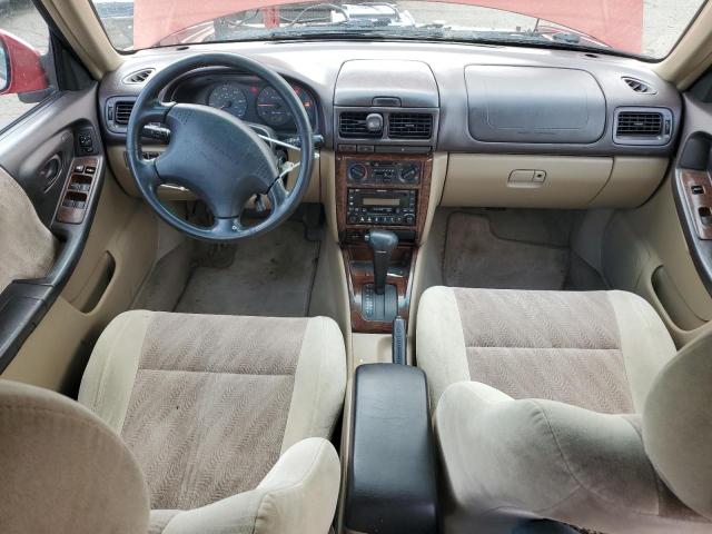 JF1SF65691H758466 - 2001 SUBARU FORESTER S RED photo 8