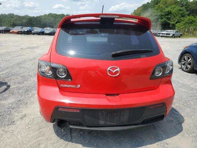 JM1BK34M581155473 - 2008 MAZDA SPEED 3 წითელი ფოტო 6