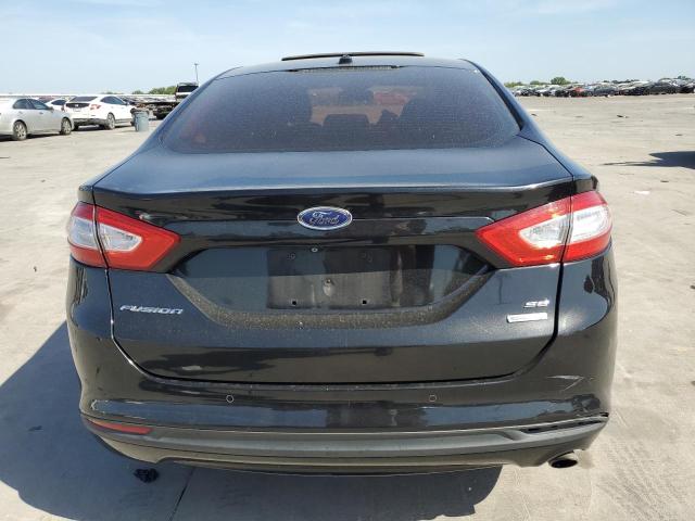 3FA6P0HD6FR144289 - 2015 FORD FUSION SE BLACK photo 6