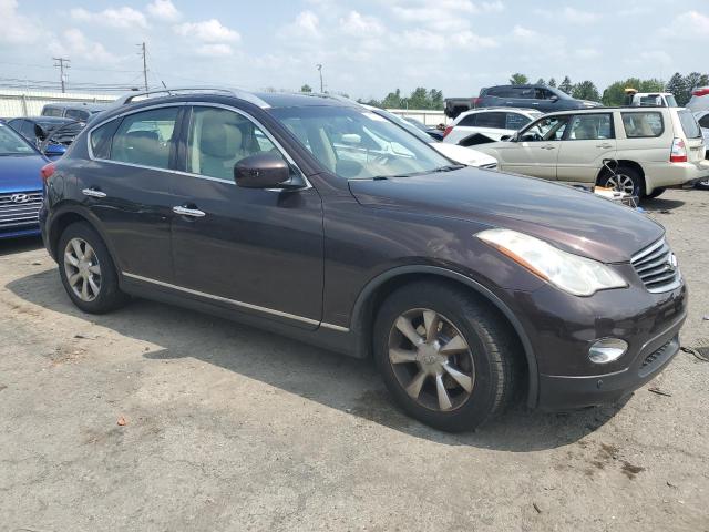 JNKAJ09F08M358713 - 2008 INFINITI EX35 BASE MAROON photo 4