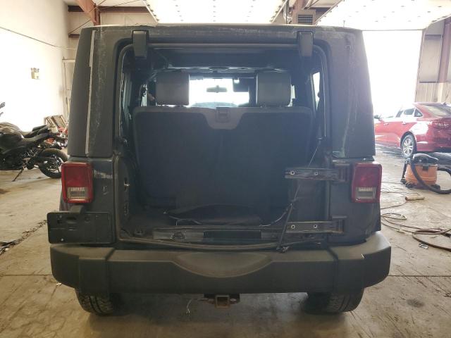 1J4FA54107L184091 - 2007 JEEP WRANGLER SAHARA GRAY photo 6