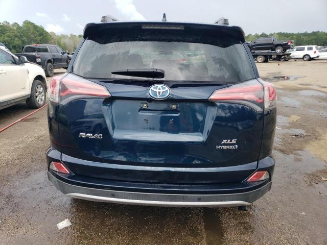 JTMRJREV4HD111622 - 2017 TOYOTA RAV4 HV LE BLUE photo 6