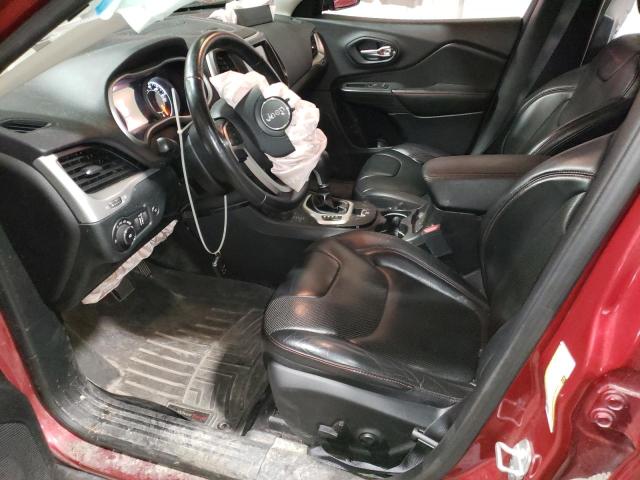 1C4PJMBS3HW545099 - 2017 JEEP CHEROKEE TRAILHAWK BURGUNDY photo 7