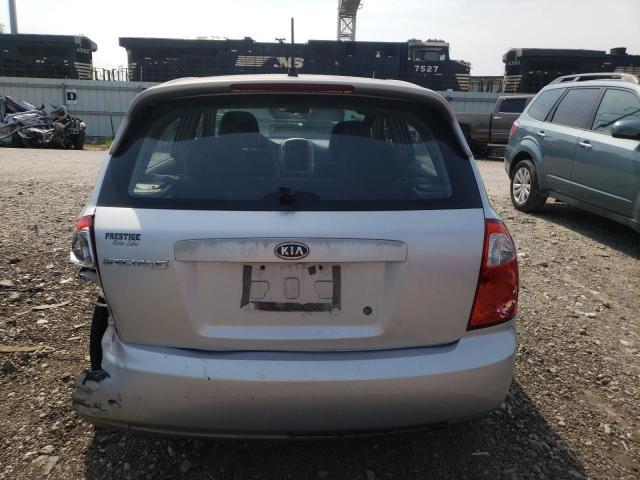 KNAFE161455167387 - 2005 KIA SPECTRA5 SILVER photo 6