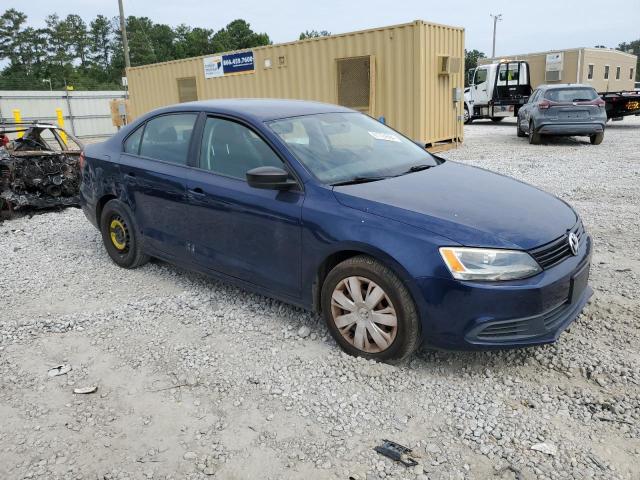 3VW2K7AJ6DM374065 - 2013 VOLKSWAGEN JETTA BASE BLUE photo 4