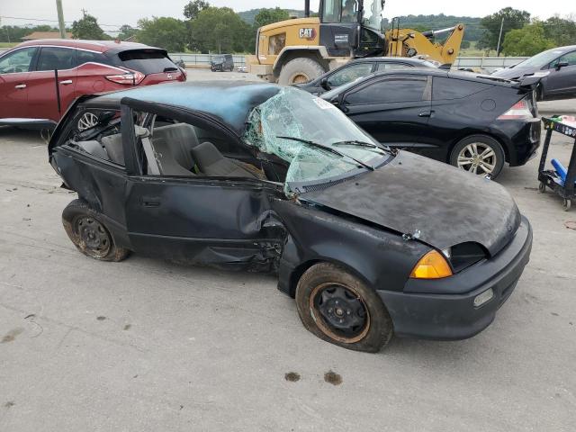 2C1MR2464P6702662 - 1993 GEO METRO BLACK photo 4